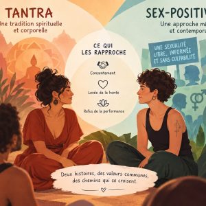Illustration sur les points communs et les différences entre le tantra et le sex-positivisme