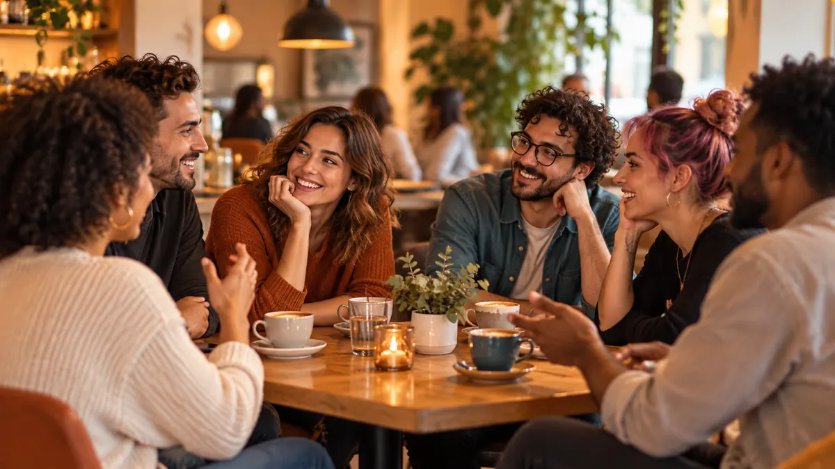 Rencontre conviviale autour d’un café à Paris