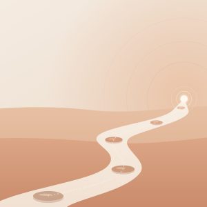 Illustration du chemin vers une rencontre en conscience
